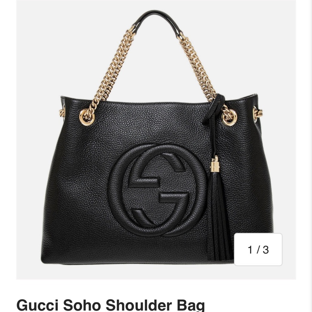 Gucci Black Soho Shoulder Bag